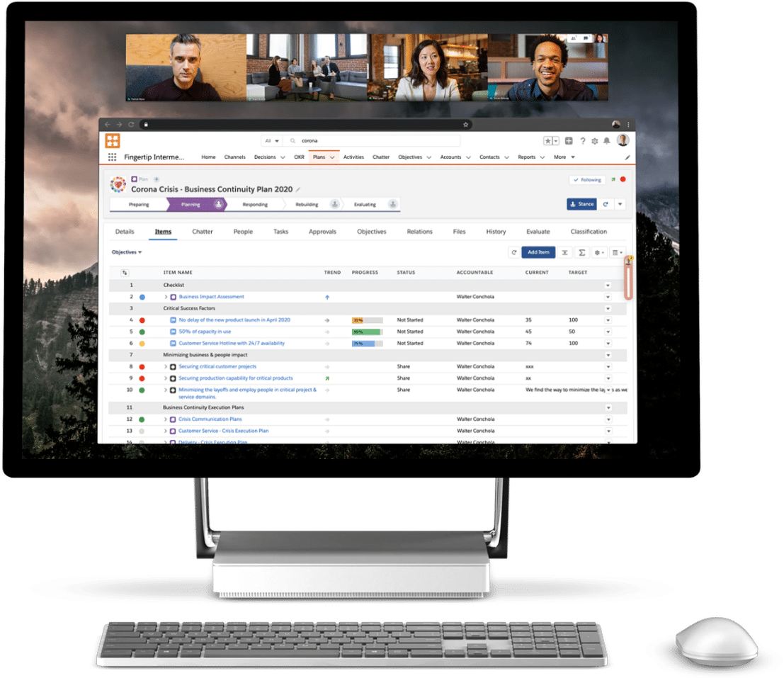 Meeting Management Fingertip Leadership System